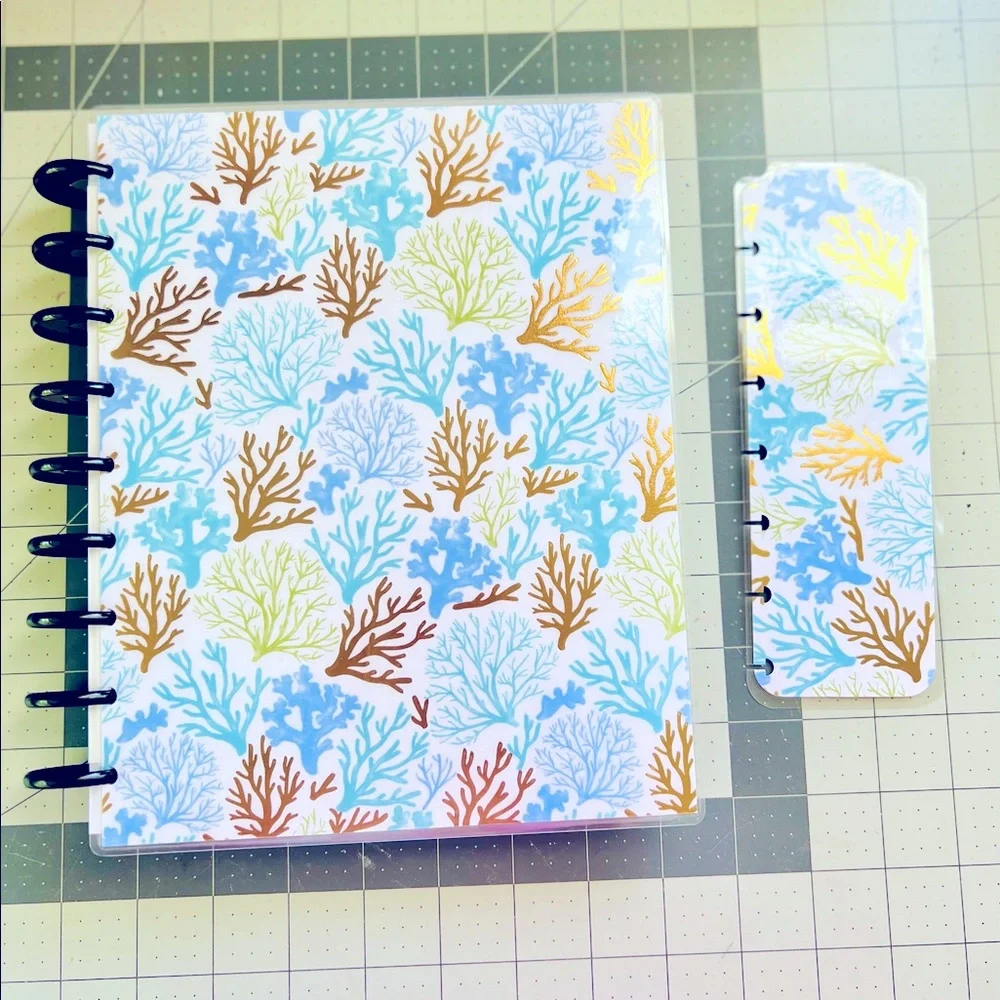 Mermaid happy planner classic size cover set, 2 dashboards
